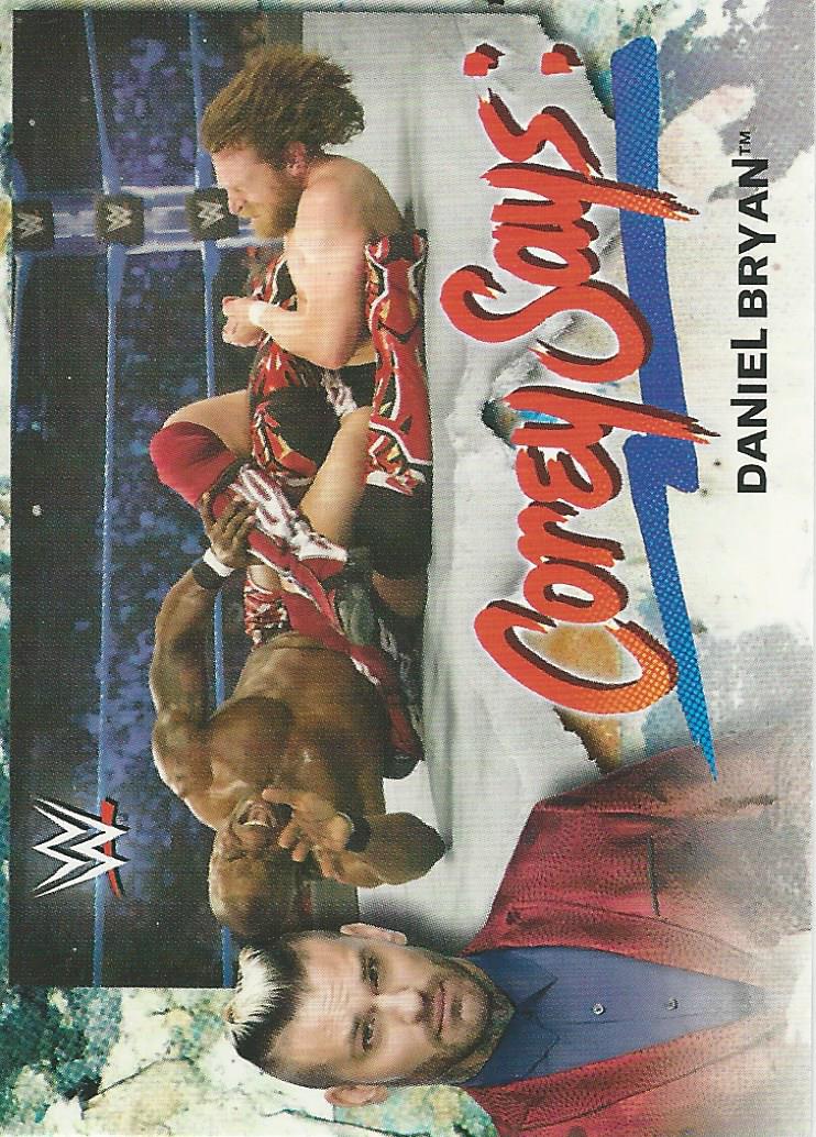 WWE Topps Smackdown 2019 Daniel Bryan CG-7 trading card PW Catalog