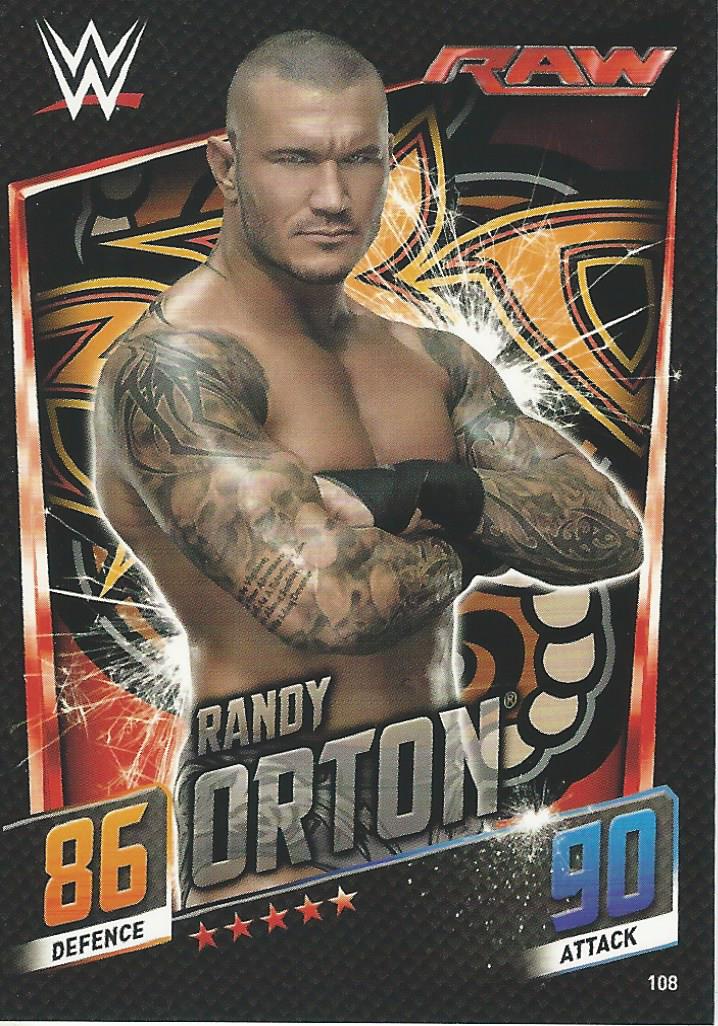 WWE Topps Slam Attax 2015 Then Now Forever Randy Orton #108