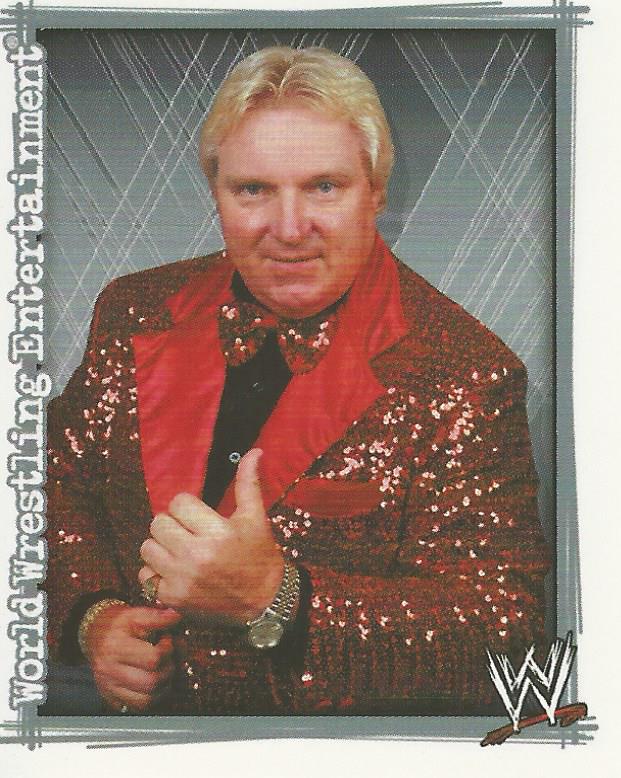 WWE Topps Superstars Uncovered 2007 Sticker Bobby Heenan #108