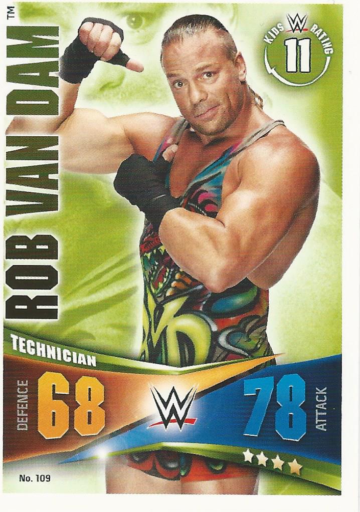 WWE Topps Slam Attax Rivals 2014 Rob Van Dam #109