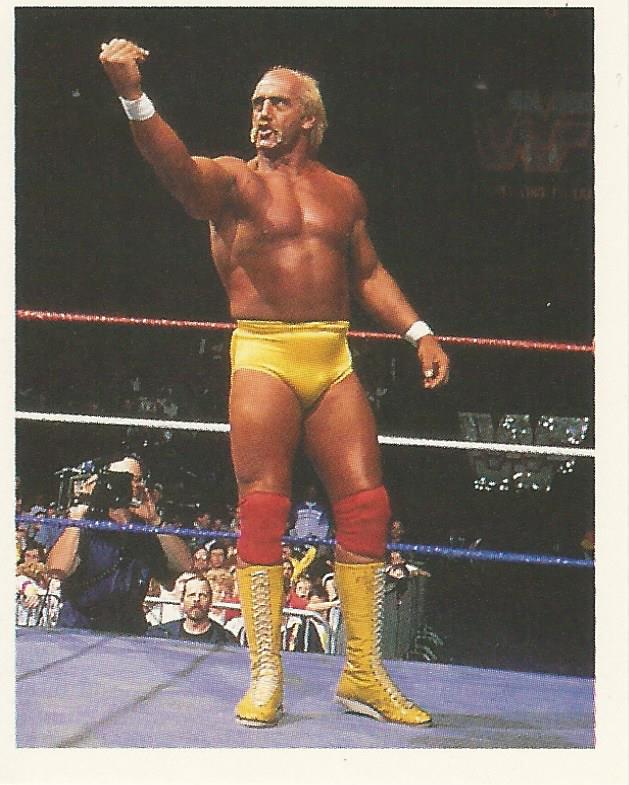 WWF Merlin Stickers 1992 Hulk Hogan #10