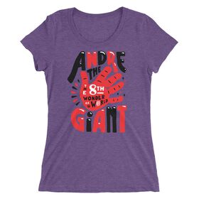 Andre the Giant "8th Wonder Illustrated" Women's Tri-Blend T-Shirt