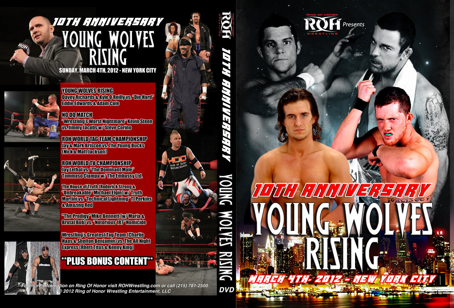 10th Anniversary: Young Wolves Rising- New York, NY 3/4/12 (DVD)
