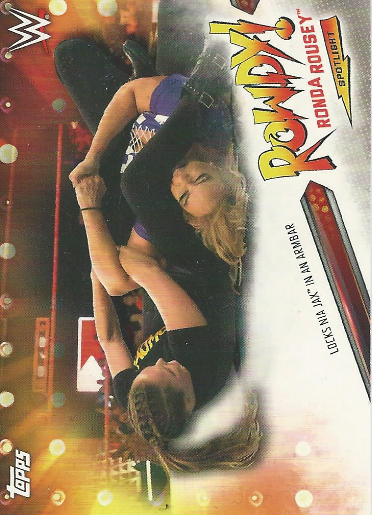 WWE Topps Raw 2019 Ronda Rousey 14 of 20 trading card PW Catalog