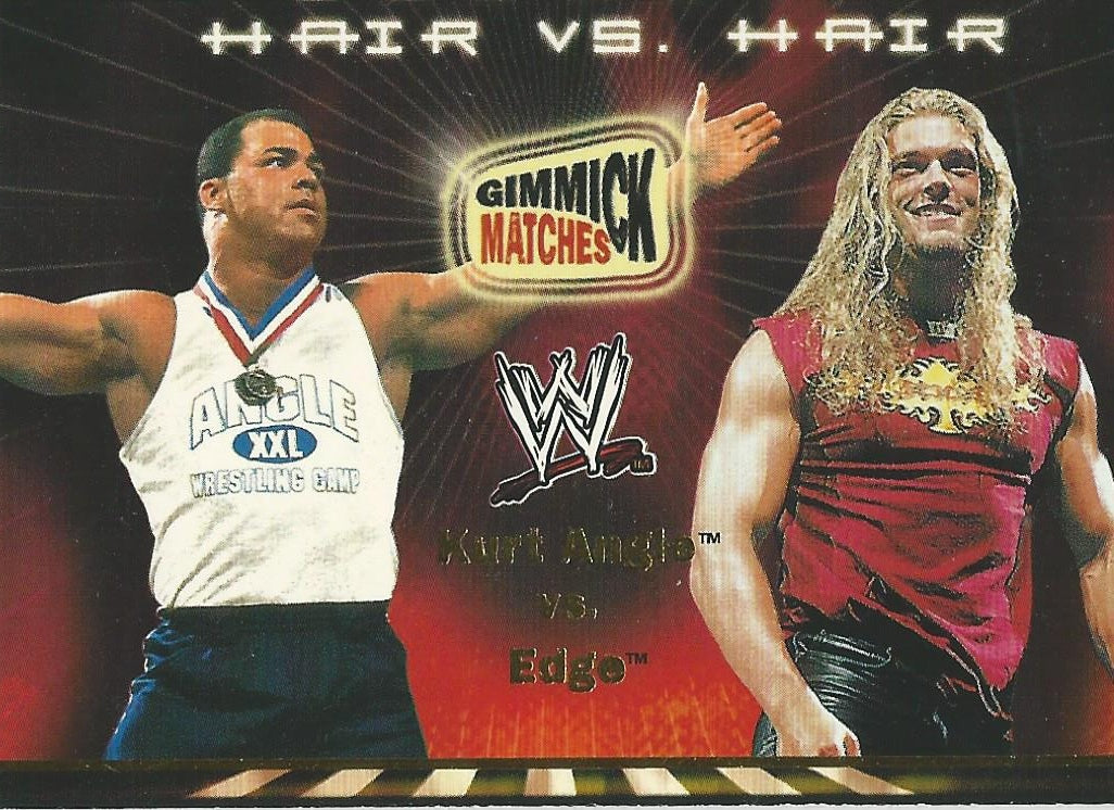 WWE Fleer Royal Rumble 2002 Kurt Angle vs. Edge GM10