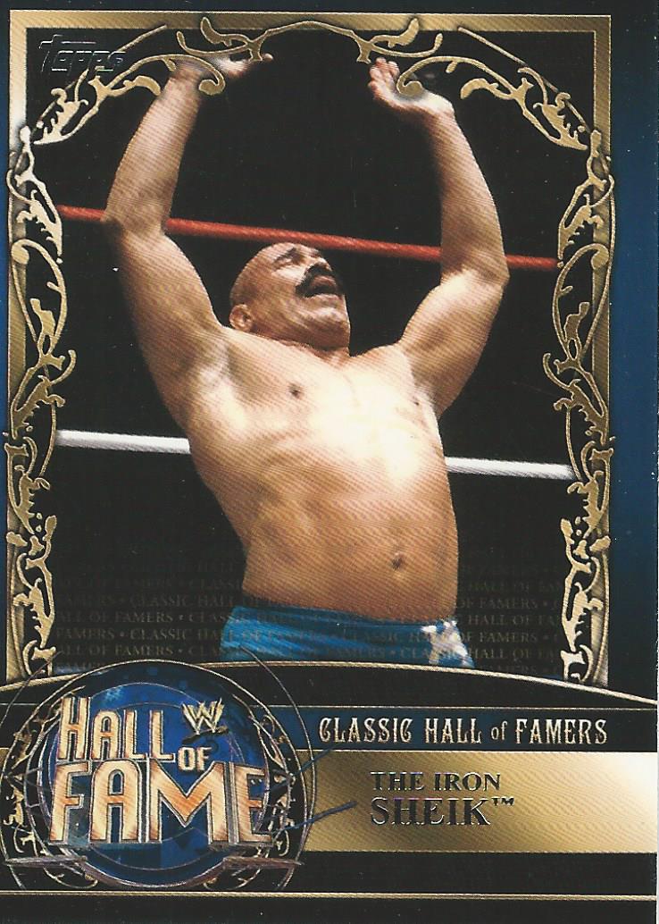 WWE Topps 2012 Hall of Fame 14 of 35 Iron Sheik trading card PW Catalog