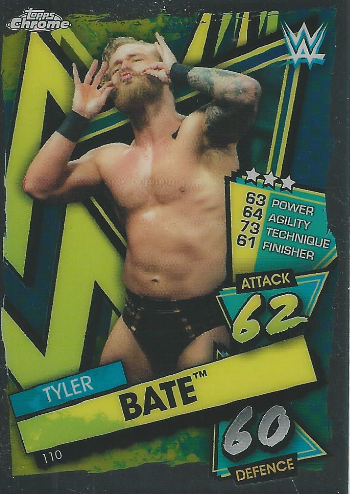WWE Topps Slam Attax Chrome 2021 Tyler Bate #110