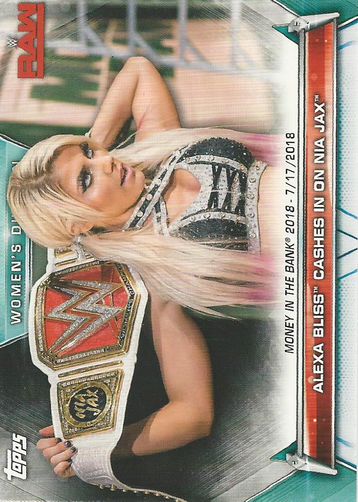 WWE Topps Women Division 2019 Alexa Bliss #79