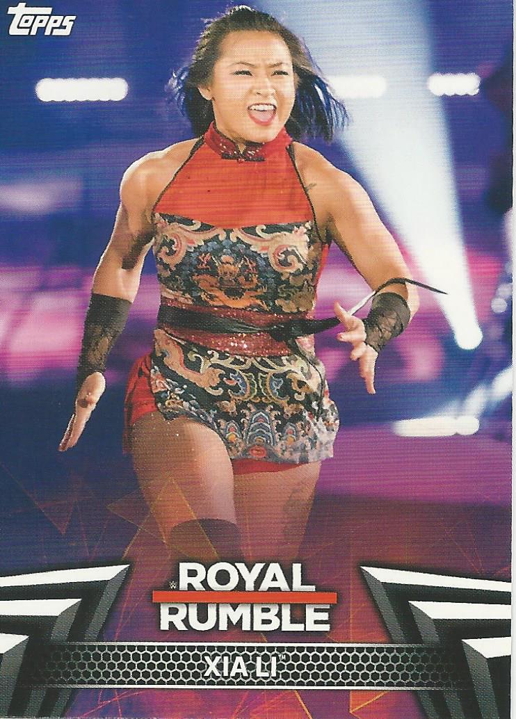 WWE Topps Women Division 2019 Xia Li RR-25 trading card PW Catalog