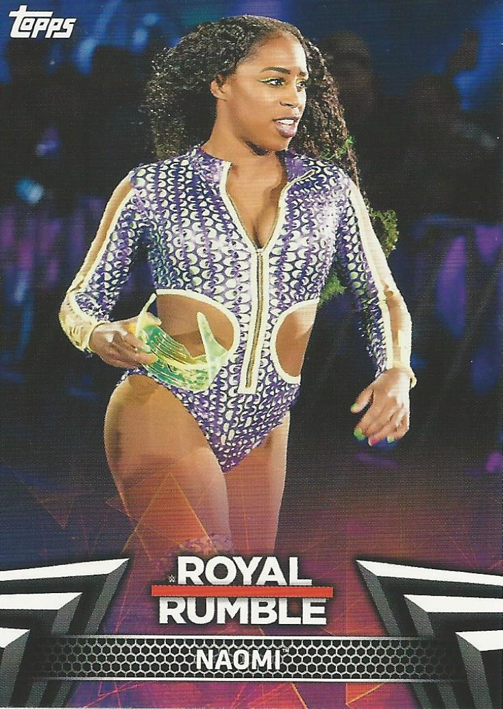 WWE Topps Women Division 2019 Naomi RR11 trading card PW Catalog