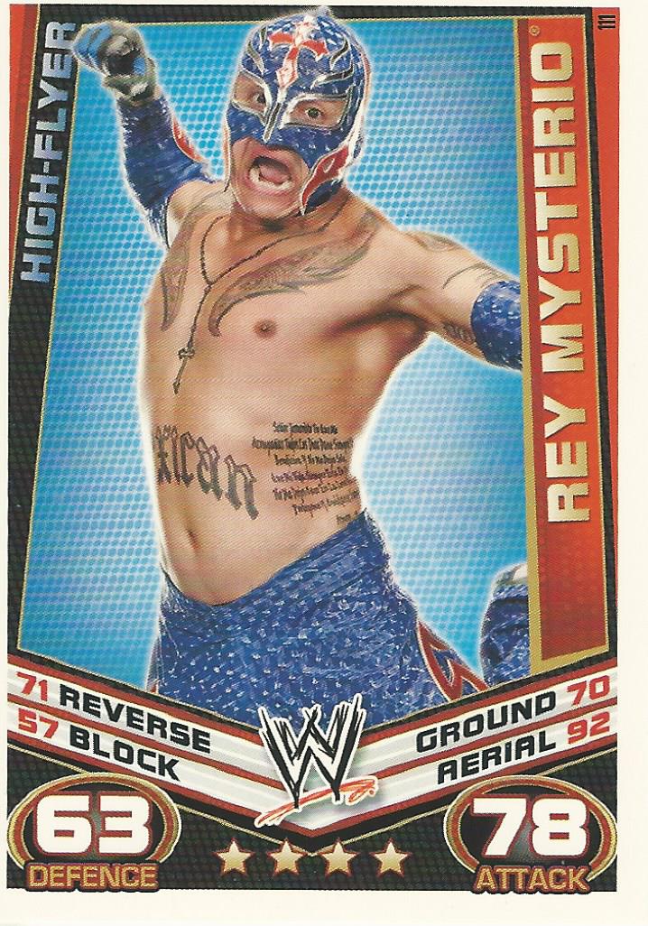 WWE Topps Slam Attax Rebellion 2012 Rey Mysterio #111