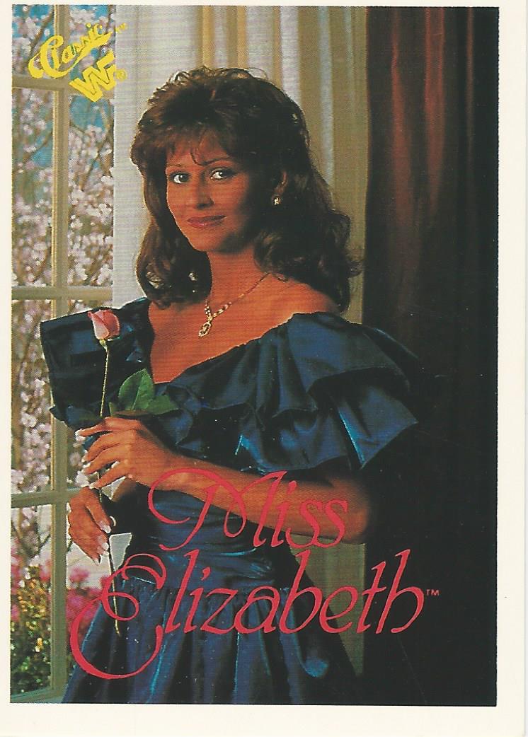 WWF Classic Trading Cards 1990 Miss Elizabeth No.112 trading card PW Catalog
