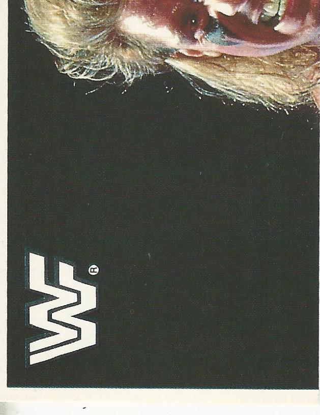 WWF Merlin Sticker Collection 1990 Ultimate Warrior #114