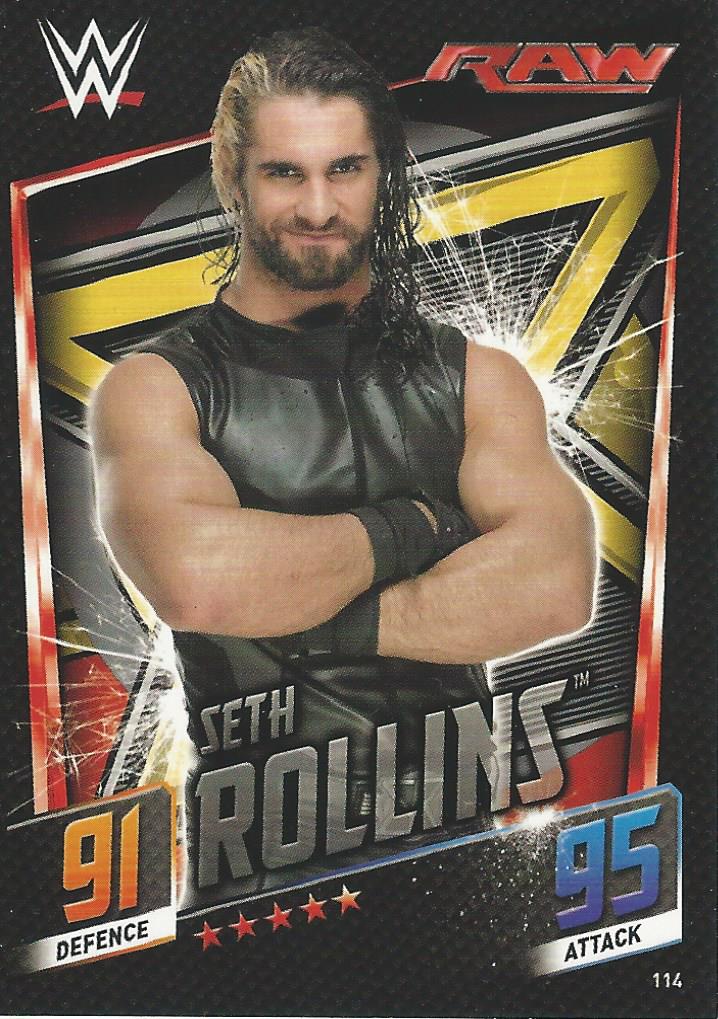 WWE Topps Slam Attax 2015 Then Now Forever Seth Rollins #114