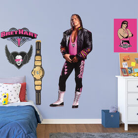 Bret Hart Fathead 5-Piece Wall Decals