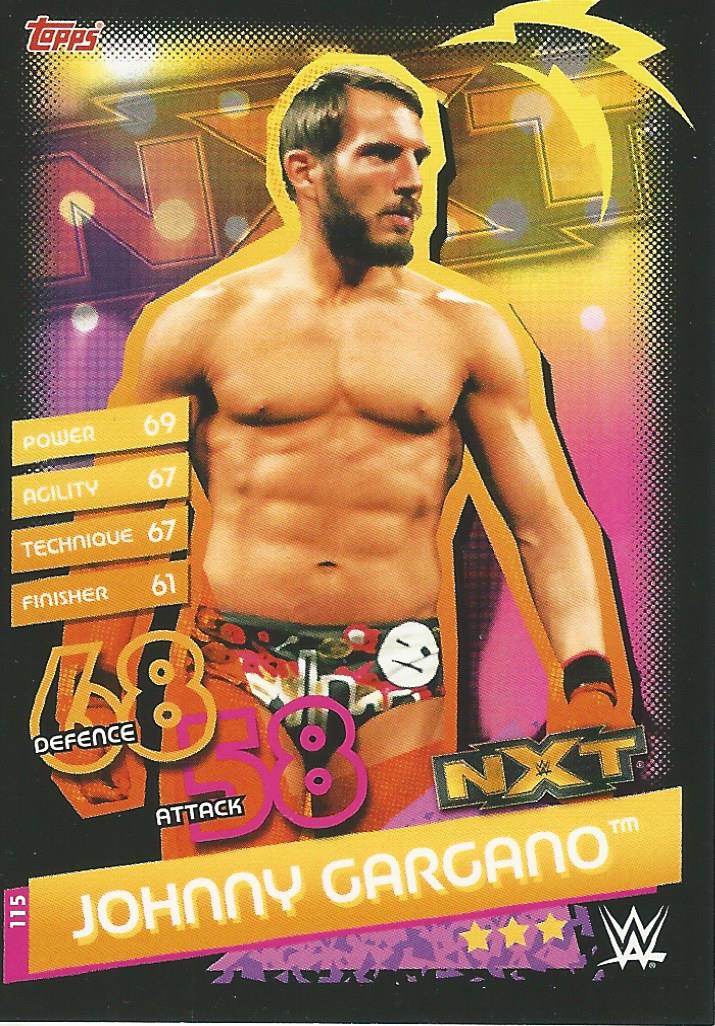 WWE Topps Slam Attax Reloaded 2020 Johnny Gargano #115 NXT