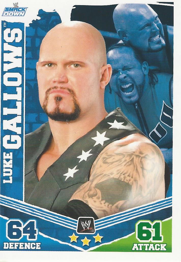 WWE Topps Slam Attax Mayhem 2010 Luke Gallows #115