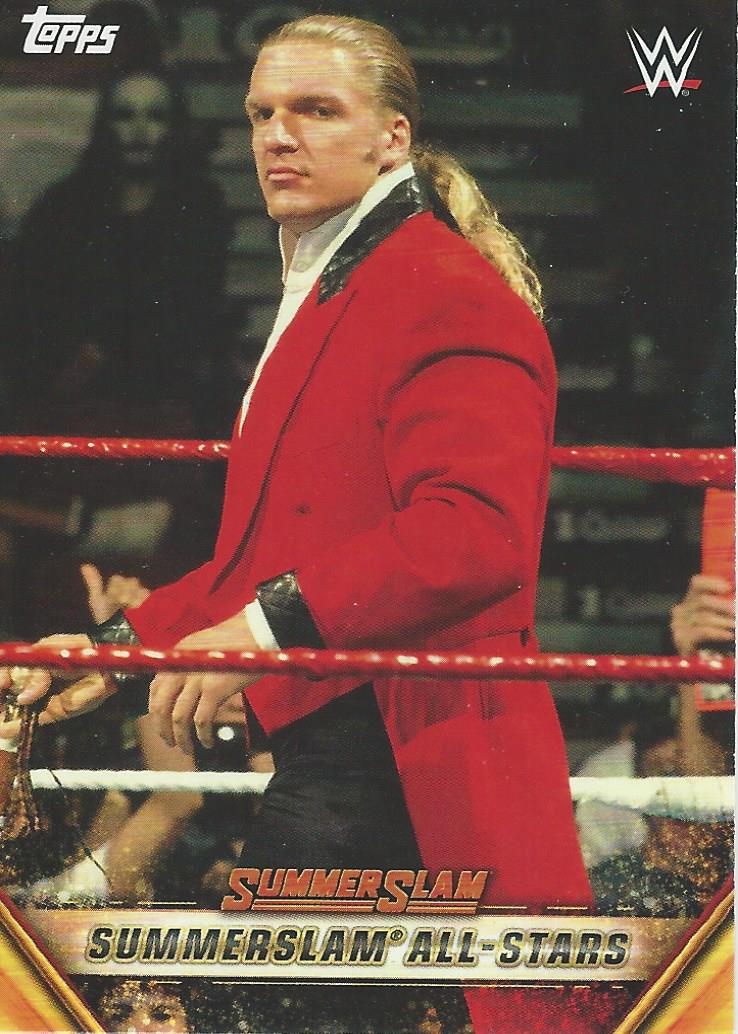 WWE Topps Summerslam 2019 Triple H HHH MSS-16 trading card PW Catalog