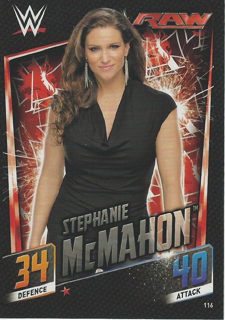 WWE Topps Slam Attax 2015 Then Now Forever Stephanie McMahon #116