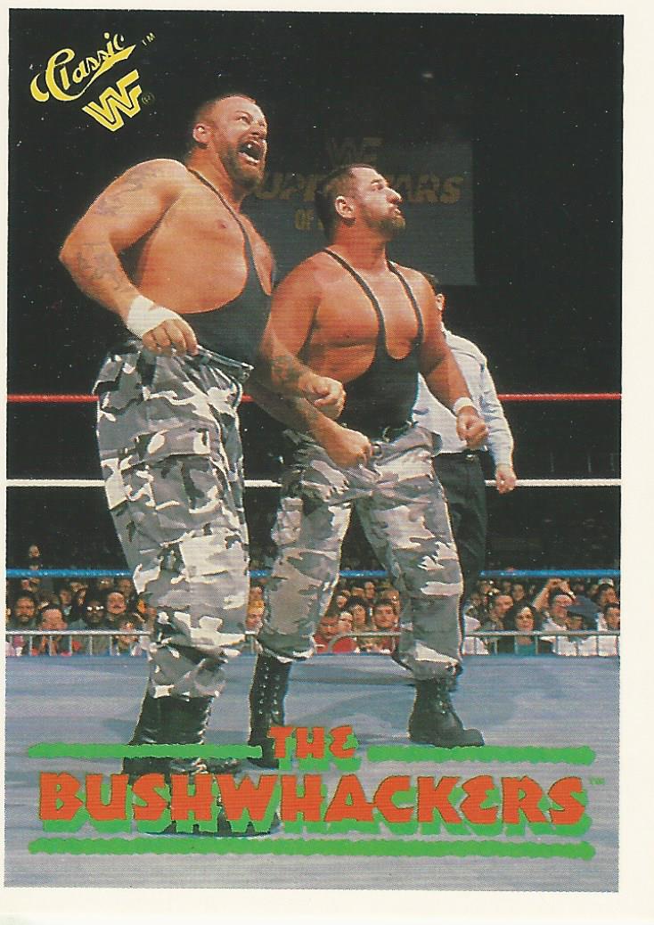 WWF Classic Trading Cards 1990 Bushwhackers No.116 trading card PW Catalog