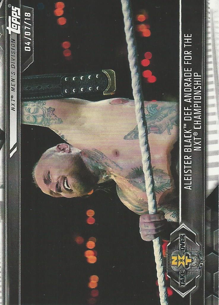 WWE Topps NXT 2019 Aleister Black #16