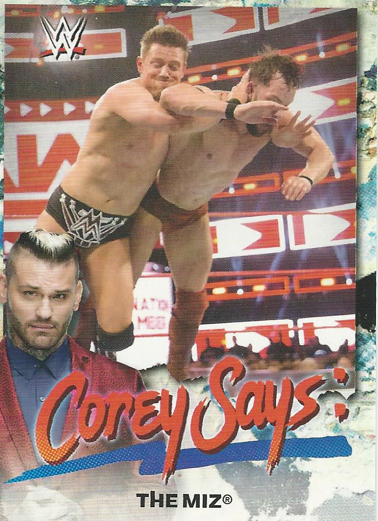 WWE Topps Smackdown 2019 The Miz CG-16 trading card PW Catalog