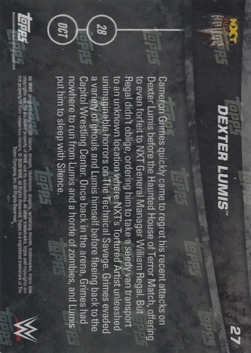 Dexter Lumis Tormented Cameron Grimes in a Haunted House of Terror Match trading card PW Catalog