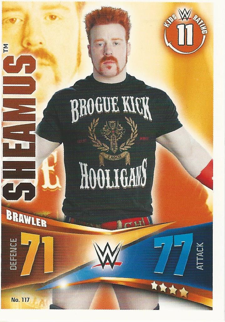 WWE Topps Slam Attax Rivals 2014 Sheamus #117