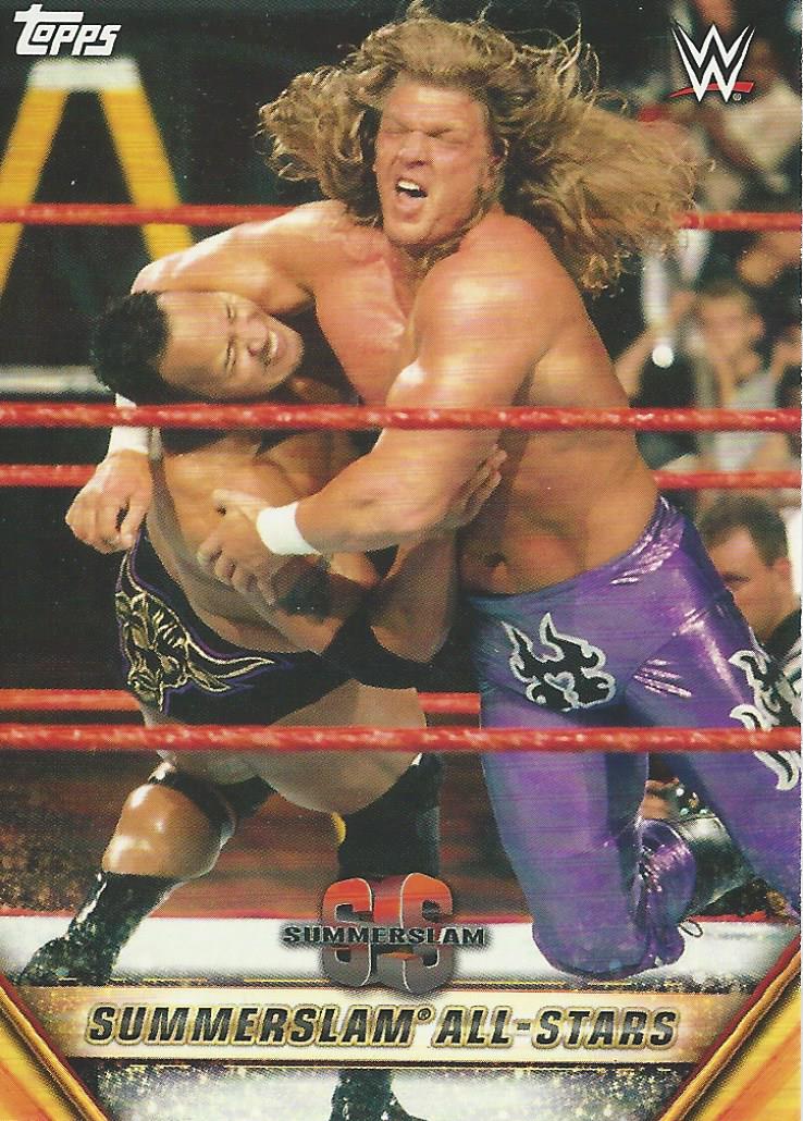 WWE Topps Summerslam 2019 Triple H HHH MSS-17 trading card PW Catalog