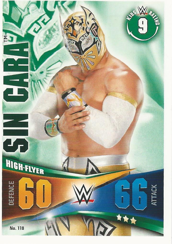 WWE Topps Slam Attax Rivals 2014 Sin Cara #118