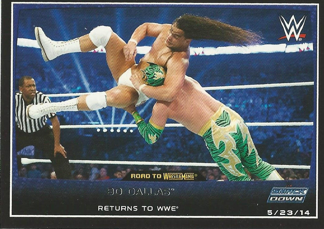 WWE Topps Road to WrestleMania 2015 Bo Dallas #18