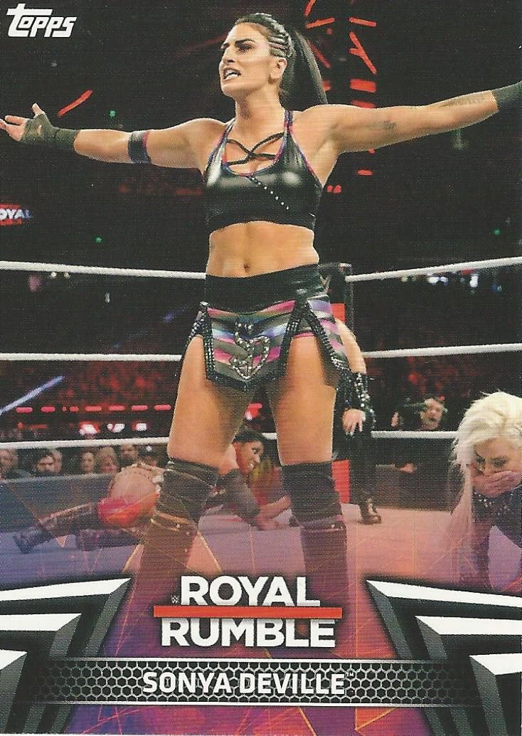 WWE Topps Women Division 2019 Sonya Deville RR18 trading card PW Catalog