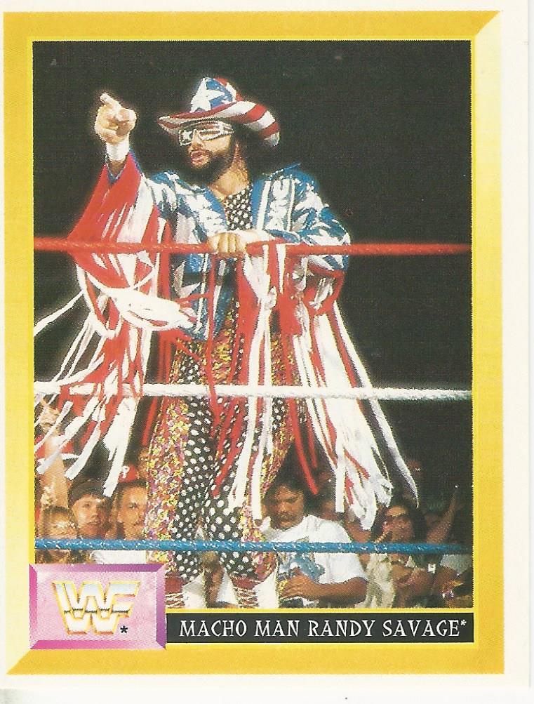 WWF Merlin Sticker 1994 Macho Man Randy Savage #118