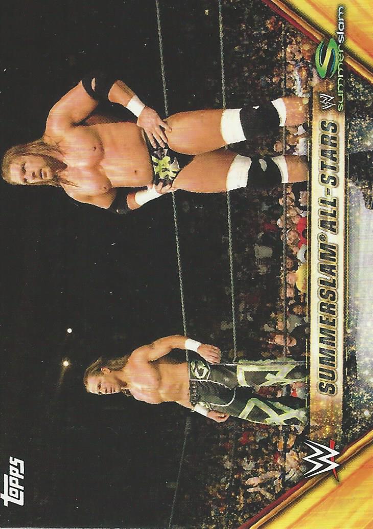 WWE Topps Summerslam 2019 Triple H HHH MSS-18 trading card PW Catalog