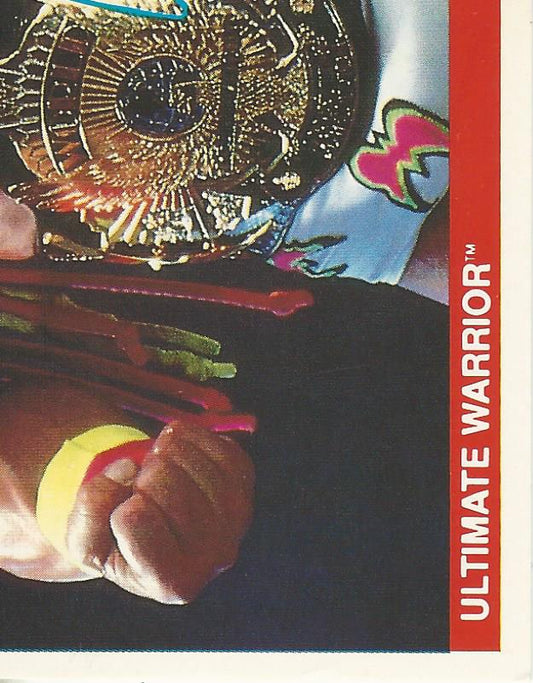 WWF Merlin Sticker Collection 1990 Ultimate Warrior #118