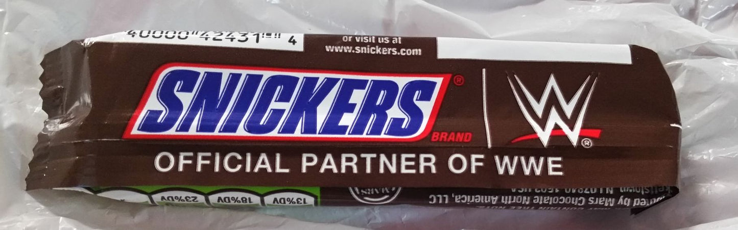 WWE Snickers Bar WrestleMania 37 dollar general exclusive AJ Styles Phenomenal PWcatalog