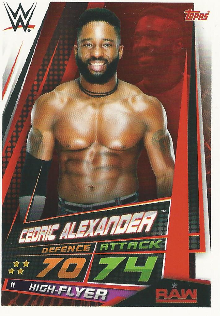 WWE Topps Slam Attax Universe 2019 Cedric Alexander #11