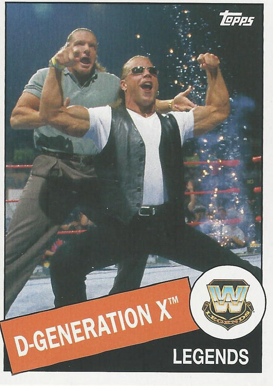 WWE Topps Heritage 2015 DX Shawn Michaels and Triple H #11