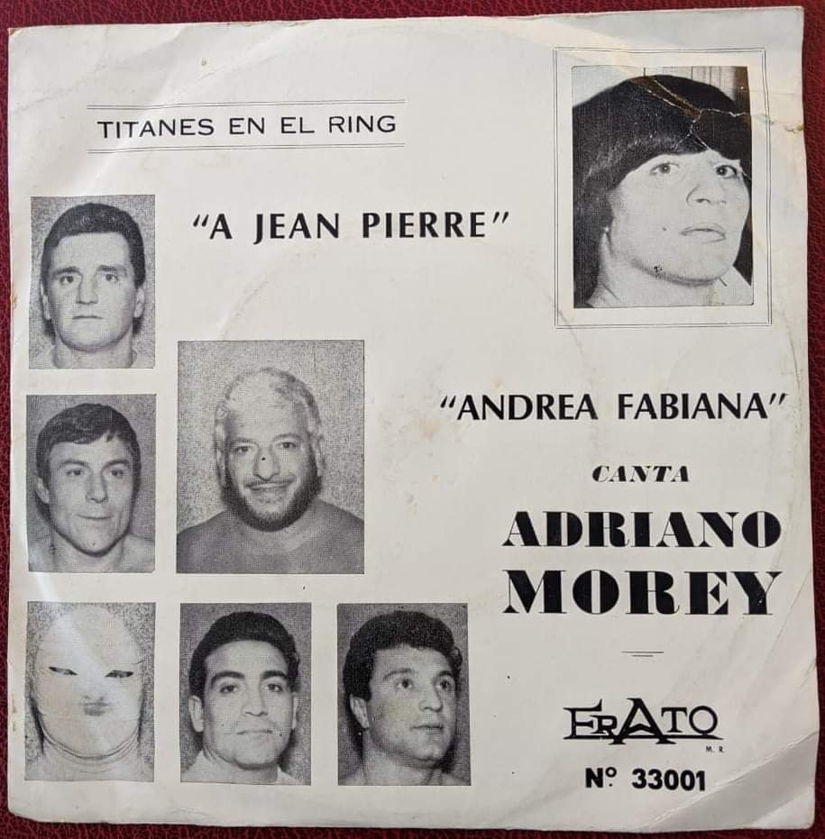 Titanes En El Ring "A Jean Pierre" & "Andrea Fabiana" by Adriano Morey 1966 Music CDs PWcatalog