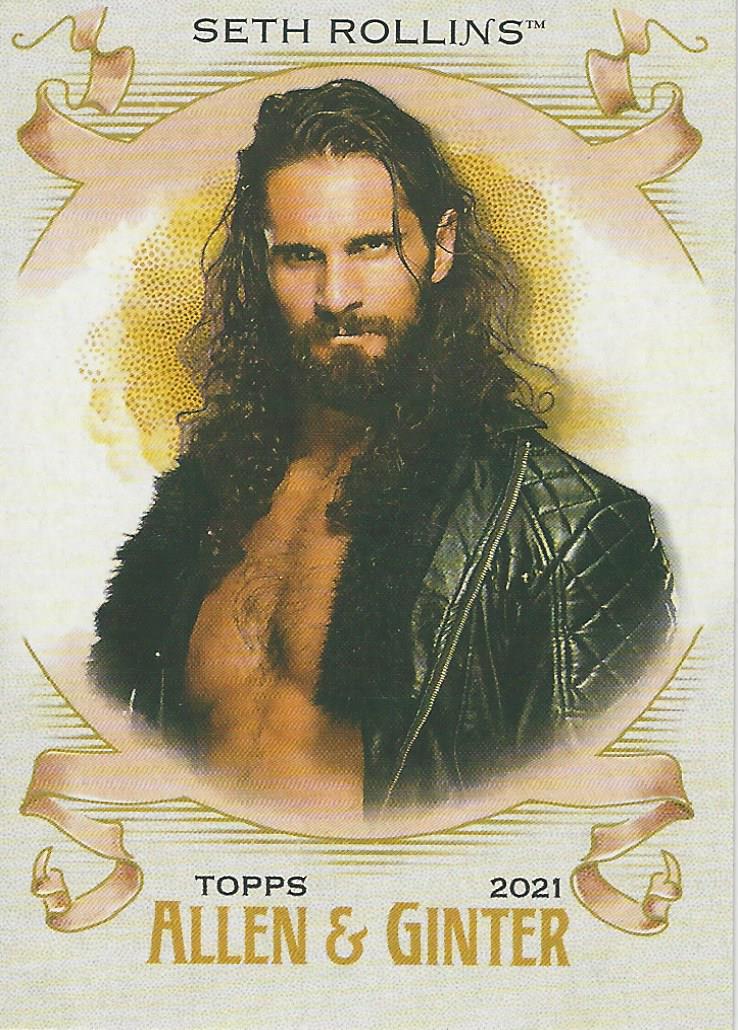WWE Topps Heritage 2021 Seth Rollins AG-20 trading card PW Catalog