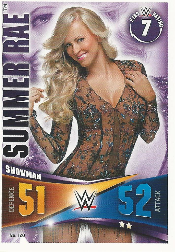WWE Topps Slam Attax Rivals 2014 Summer Rae #120