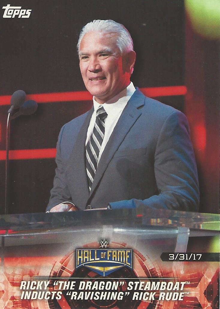 WWE Topps Road to Wrestlemania 2018 Ricky Steamboat #21