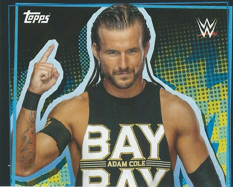 WWE Topps Road to WrestleMania Stickers 2021 Adam Cole #122