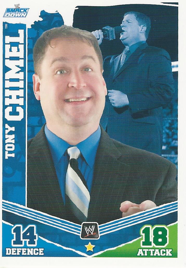 WWE Topps Slam Attax Mayhem 2010 Tony Chimel #123
