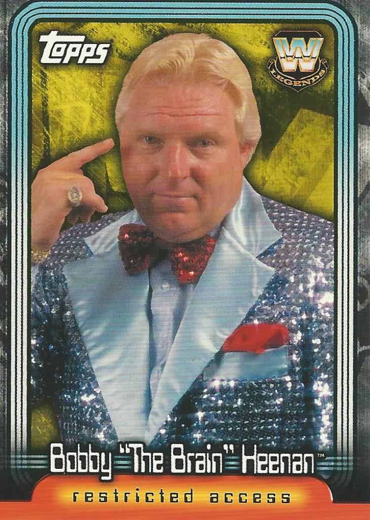 WWE Topps Insider 2006 Bobby Heenan L17 trading card PW Catalog