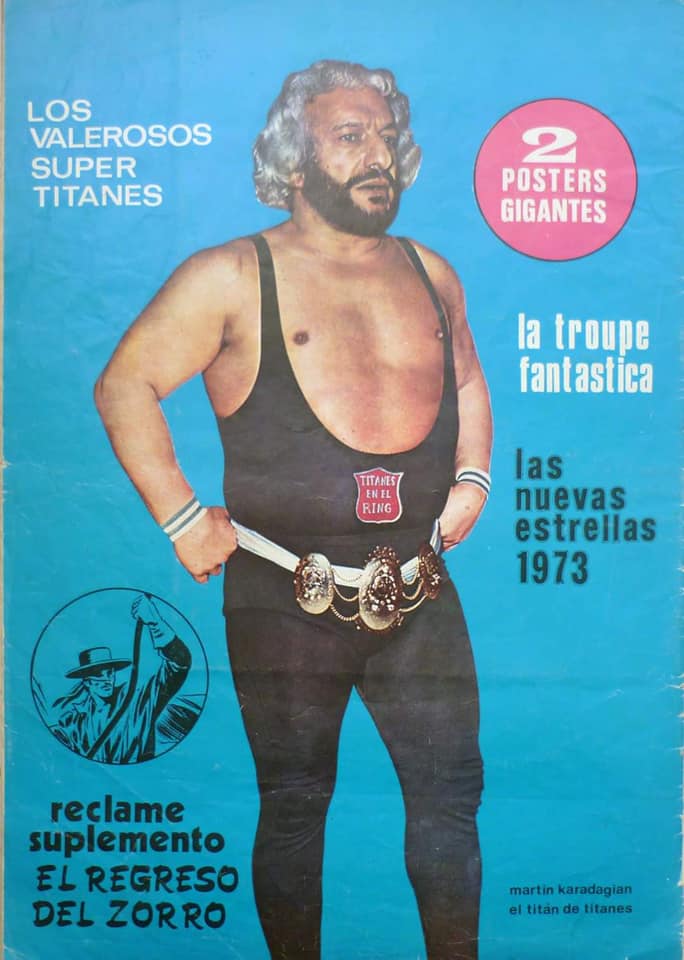 Titanes en el Ring Martin Karadagian Magazine PWcatalog