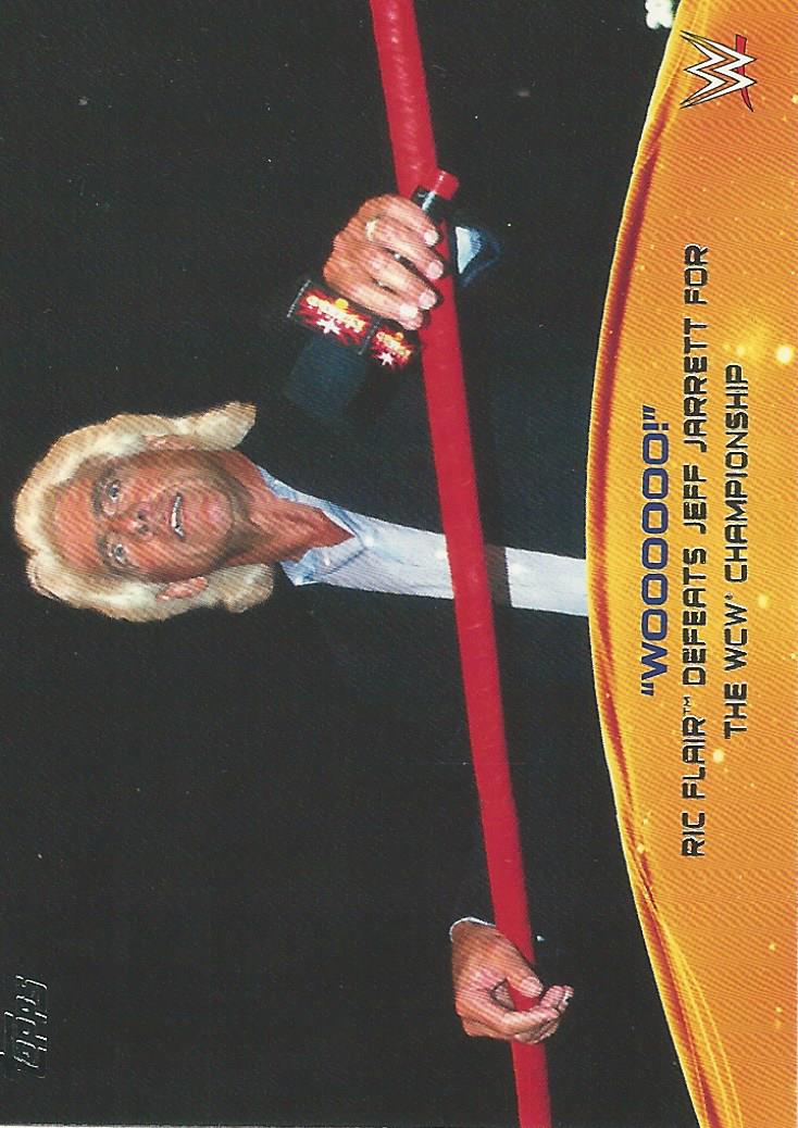 WWE Topps 2015 Ric Flair 4 of 10 trading card PW Catalog