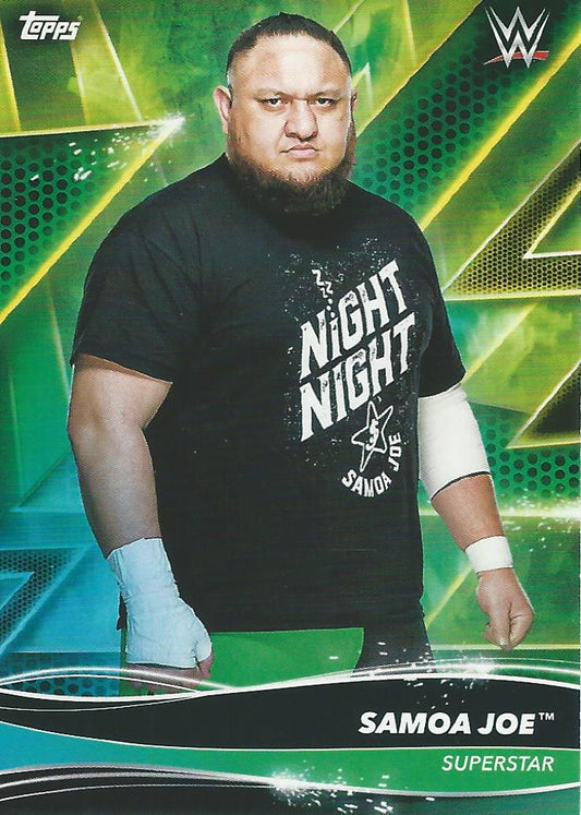 Topps WWE Superstars 2021 Samoa Joe #124