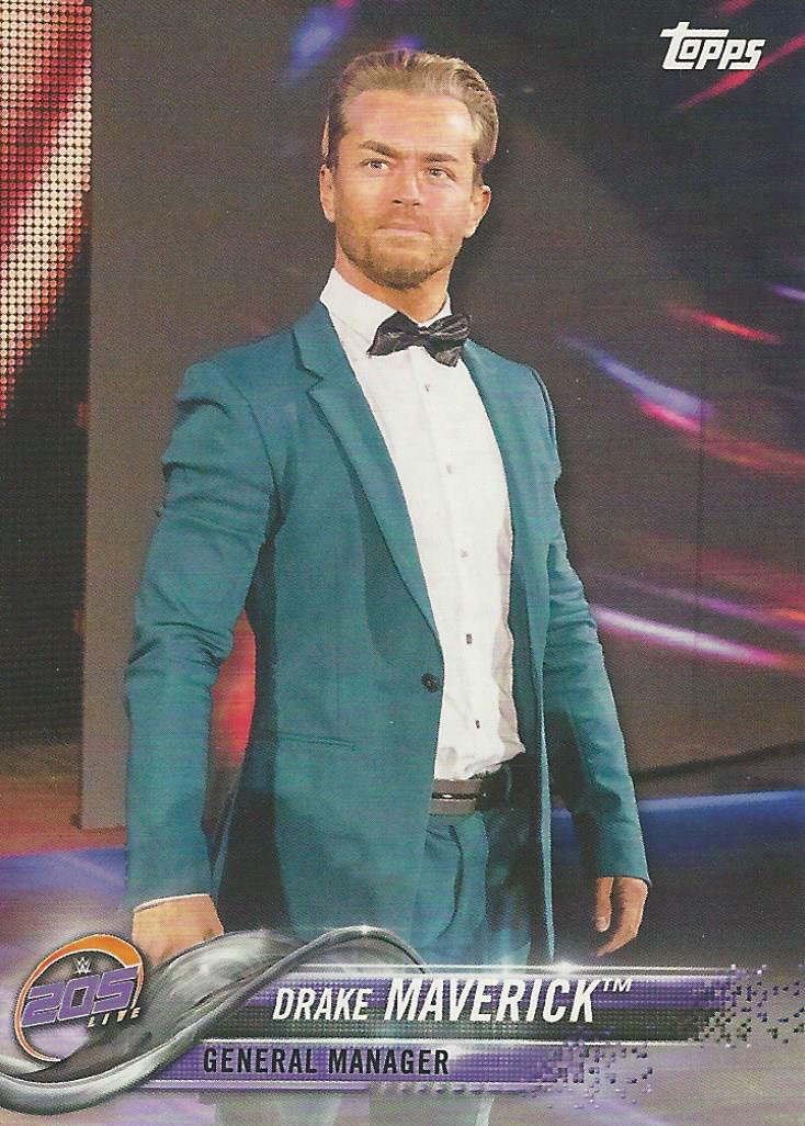 WWE Topps Then Now Forever 2018 Drake Maverick #124