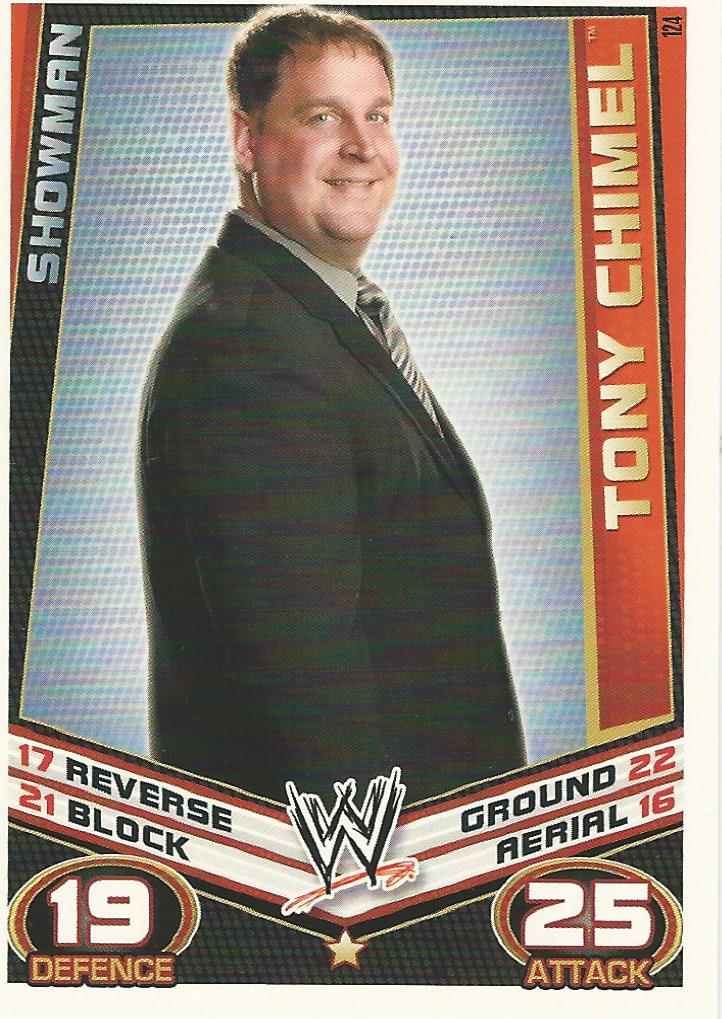 WWE Topps Slam Attax Rebellion 2012 Tony Chimel #124